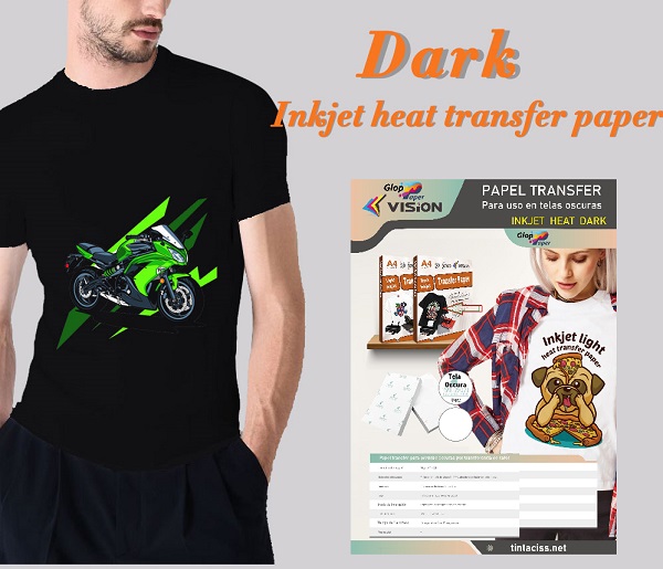 HEAT DARK papel transfer todo tipo de telas oscuras